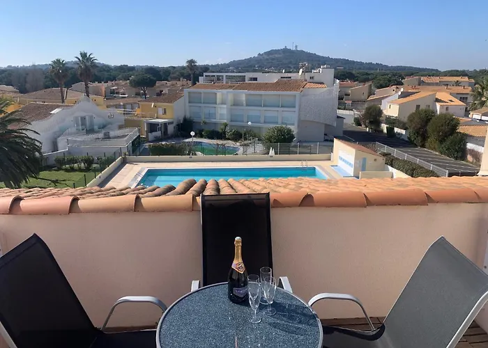 646 Duplex T2 4 Pers Port Soleil Terrasse Avec Vue Piscine Agde